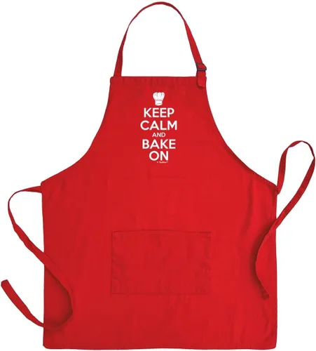 Vista 12 de ThisWear Keep Calm And Bake Cook or Grill On Two Pocket Adjustable Bib Delantal
