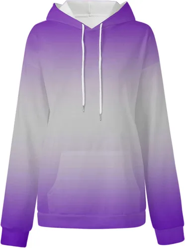 Vista 2 de Chaqueta de dormir para mujer, casual, con bolsillo, de manga larga, a la moda, sudadera con capucha