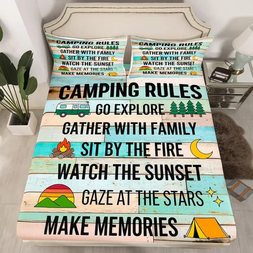 Vista 37 de Erosebridal Fishing Fitted Sheet Twin for Boys, Big Pike Fish Black Bed Sheets for Rustic Farmhouse Lake House Decor, Fishing Bedding Set Marine