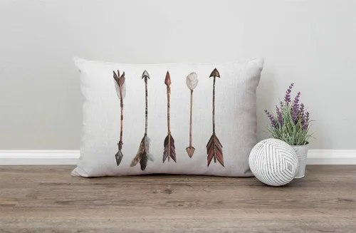 Vista 52 de Fundas de almohada de 12 x 20 pulgadas, decoración rústica de granja, sé feliz, fundas de almohada de algodón y lino, citas inspiracionales con Jcp20