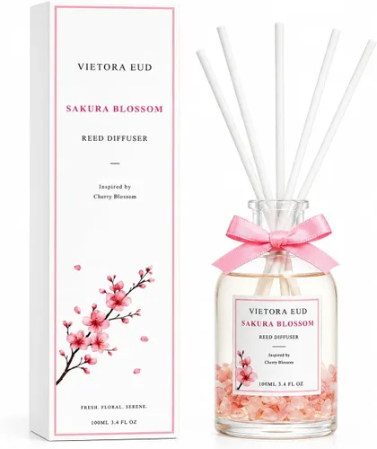 Vista 30 de Bamboo Reed Diffuser, 3.34 Fl Oz Esencial de bambú