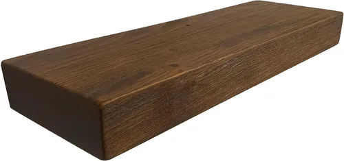 Vista 8 de joelsantiques Estantes flotantes de madera de 18 pulgadas para pared, 18 x Beige