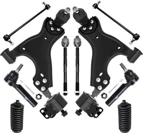 Vista 387 de Detroit Axle - Kit de suspensión frontal de 10 piezas para Dodge Avenger 2008-2014, Chrysler Sebring 2007-2010, 2 brazos de control inferiores, 2