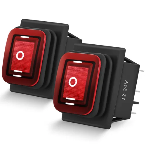 Vista 10 de Nilight Interruptor de 3 vías de encendido y apagado, control de palanca basculante, una sola carga desde dos ubicaciones separadas, interruptores