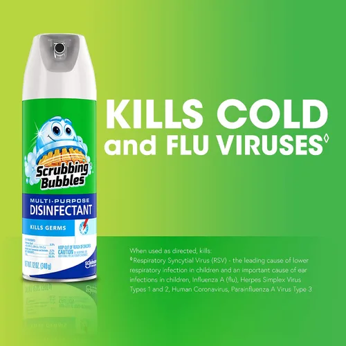 Vista 4 de Scrubbing Bubbles Spray desinfectante multiusos, 12 oz