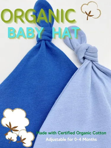 Vista 2 de Cute New York Gorro orgánico para bebés para niñosniñasrecién nacidossombrero de hospital infantil