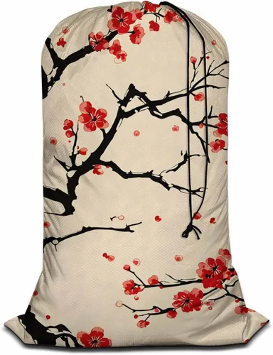 Vista 16 de Swono Bolsa de lavandería extra resistente, diseño de hada de mariposa, diseño de flores de caricaturas, extra resistente, bolsa de ropa sucia