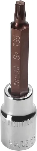 Vista 87 de Utoolmart 1/2" Drive x 0.551 in largo Hex Bit Socket, métrico, S2 y Cr-V acero 1pcs
