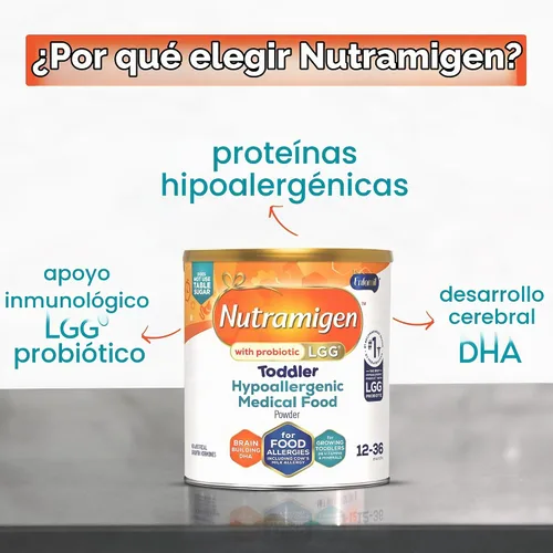 Vista 5 de Nutramigen Probiotic LGG - Nutrición hipoalergénica para niños pequeños