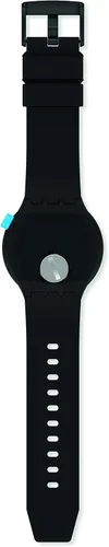 Vista 4 de Swatch Reloj de cuarzo profundo con esfera negra para hombre SO27B118