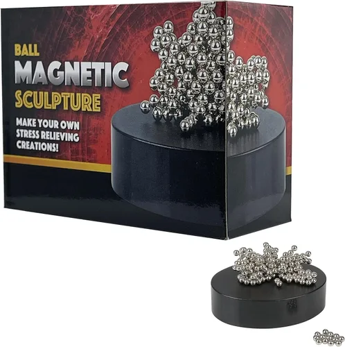 Vista 4 de The Dreidel Company Bloques de construcción magnéticos para escultura, crea tu propia obra maestra, desarrollo y alivio del estrés, 3.5 pulgadas