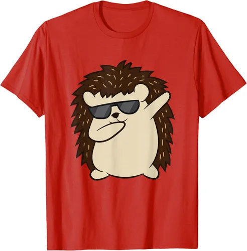 Vista 82 de Dabbing Hedgehog Funny Hedgehog Camiseta S