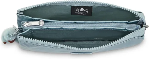 Vista 3 de Kipling Women's Creativity Extra Large Wristlet Versatile Cosmetics Kit, Lightweight Nylon Travel Organizer Purse