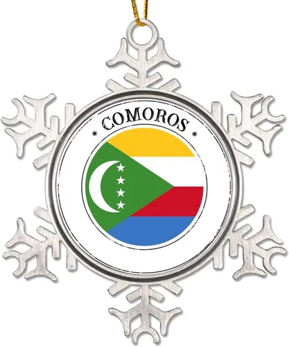 Vista 15 de Bielorrusia - Colgante colgante de metal para árbol de Navidad, recuerdo patriótico, regalo de recuerdo de país, adornos para árbol de Navidad