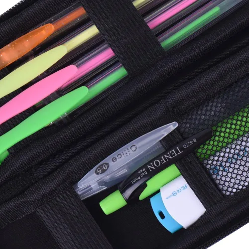 Vista 5 de Kuuqa Estuche negro de tapa dura de goma EVA para pluma estilográfica ejecutiva y Stylus Touch Pen.