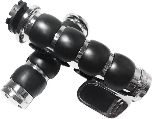 Vista 7 de Empuñaduras de mano antideslizantes para motocicleta de 7/8 pulgadas con asistencia de acelerador para Harley Yamaha Kawasiki Suzuki Cruisers Motos