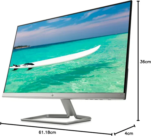 Vista 6 de HP 2XN62AA 27 pulgadas Full HD 1920 x 1080 IPS retroiluminada LED Micro-Edge VGA HDMI Display