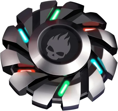 Vista 12 de Spinner de metal para niños y adultos, alta velocidad y silencio con luz brillante, spinner de dedos genial, anti-ansiedad y liberación de estrés