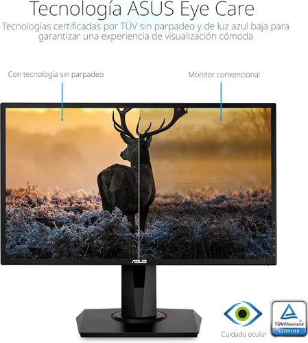 Vista 6 de ASUS - Monitor para juegos VG248QZ de 24", Negro