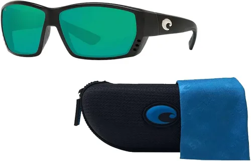 Vista 3 de Costa Tuna Alley 6S9009 - Lentes de sol rectangulares para hombre paquete con kit de cuidado de gafas de cortesía de diseñador iWear