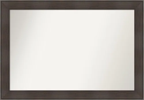 Vista 50 de Amanti Art Espejo personalizado, espejo de baño de veta de madera rústica William, espejo de pared o espejo de tocador de baño sobre el fregadero