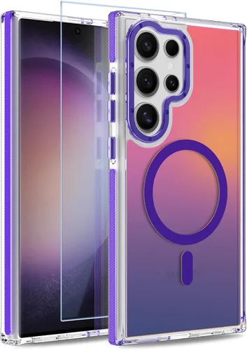 Vista 198 de Funda magnética para Google Pixel 10 Pro XL [compatible con Magsafe] [bonito diseño fluorescente de moda] a prueba de golpes, delgada, translúcida