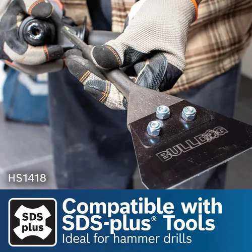 Vista 2 de Bosch Rascador de suelo SDS-plus Bulldog de 5 pulgadas x 11 pulgadas HS1418