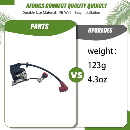 Vista 6 de Bobina de encendido mejorada con tapa roja para motores Zenoah Chongyang 23CC-36CC - Compatible con HPI Baja 5B 5T 5SC y FG REDCAT RC Cars