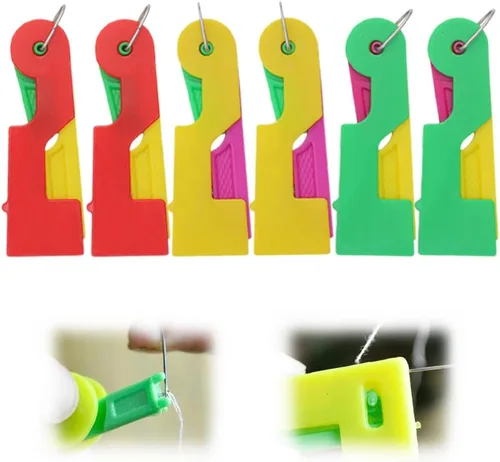 Vista 8 de Enhebrador automático de agujas, nuevo enhebrador de agujas para máquina de coser, enhebradores de agujas de coser, enhebradores de agujas