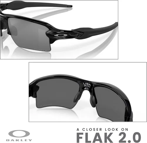 Vista 6 de Oakley Flak 2.0 XL OO9188 - Gafas de sol para hombre + correa + kit de cuidado de diseñador iWear