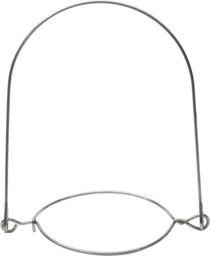 Vista 2 de Sunshine Mason Co. Colgador de mango de tarro de acero inoxidable para boca regular, 6 piezas