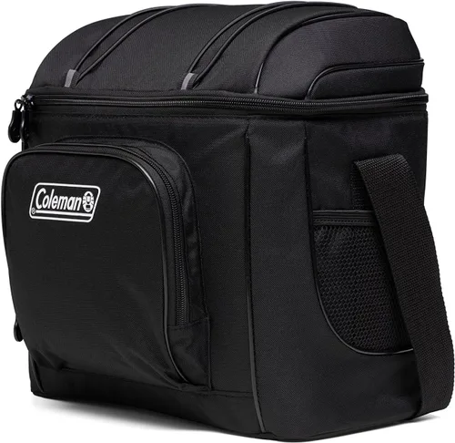 Vista 2 de Coleman Chiller Insulated Soft Cooler, Leakproof 9/16/30 Can Cooler with 12+ Hour Ice Retention, Made with Recycled Materials, Great for Lunch