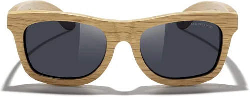 Vista 2 de MERRYS Gafas de sol polarizadas de madera para hombre 100 UV vintage gafas S5140