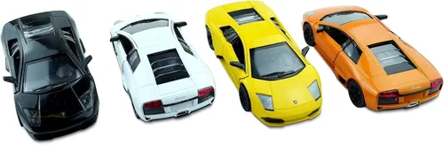 Vista 4 de Lamborghini Murcielago LP640 de metal fundido a presión, 5 pulgadas, escala 1/36, con acción Pull Back and Go