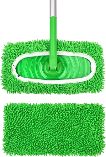 Vista 9 de 3 almohadillas de microfibra reutilizables compatibles con Swiffer Sweeper