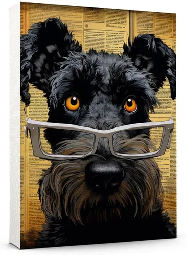 Vista 107 de Thuan Affenpinscher - Póster de lienzo con tus fotos, arte de pared para decoración del hogar, regalo conmemorativo para amantes de las mascotas