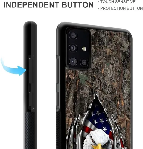 Vista 4 de DAIZAG Funda compatible con Samsung Galaxy A71 5G, protección completa, a prueba de golpes, antiarañazos, funda de poliuretano termoplástico
