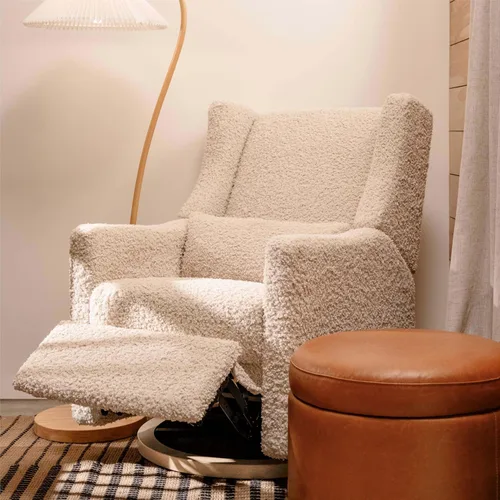 Vista 17 de Babyletto Kiwi Plus - Planeador reclinable eléctrico en lazo de peluche