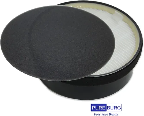 Vista 5 de PUREBURG Filtro de repuesto compatible con purificador de aire doméstico hOmeLabs HME020248N, paquete de 2 prefiltros de carbón activado HEPA H13