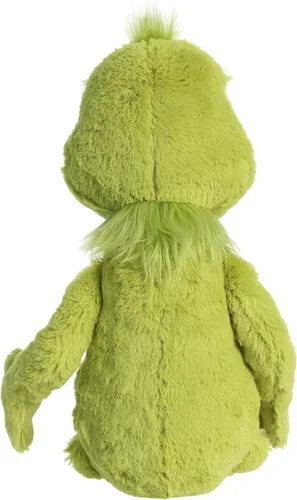 Vista 4 de Aurora® Figura de Dr. Seuss™ Grinch de Peluche - Peluche Oficialmente Licenciado para Juego Imaginativo - Perfecto para Niños y Adultos - Verde 50.8