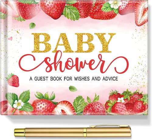 Vista 15 de Fuyoooo 27 piezas de libro de invitados para baby shower de safari en la jungla con tarjeta de lugar floral y sello de inicio de sesión para baby