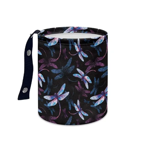 Vista 32 de Papelera portátil con bandera de Estados Unidos, reutilizable, impermeable, multiusos, organizador de coche, artículos esenciales para viajes por