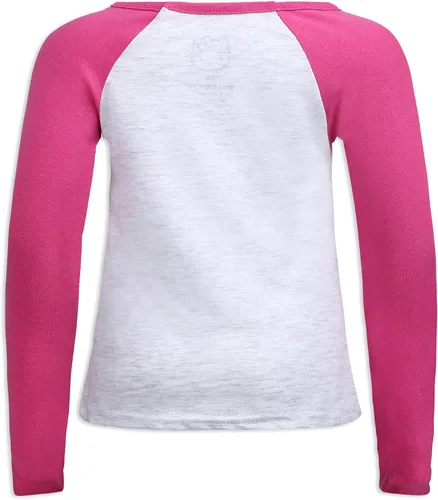 Vista 6 de Hello Kitty Conjunto de camiseta y pantalón deportivo de manga larga para niñas pequeñas, niñas pequeñas y grandes, color rosa