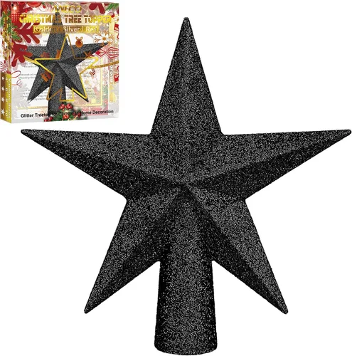 Vista 19 de Aneco Mini adorno para árbol de Navidad con purpurina a prueba de roturas, decoración de árbol de Navidad para adorno de vacaciones o decoración