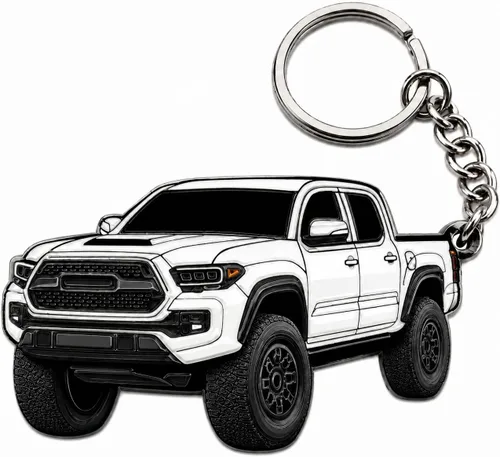 Vista 14 de Llavero Tacoma – Accesorios Tacoma 2016-2022 mods 2023 2024 Cool Key Chain Fob Cover 3ª generación Toy Truck