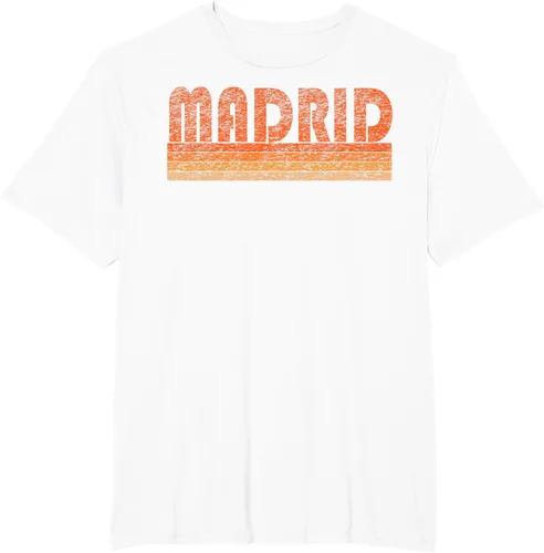 Vista 58 de clásico Retro Madrid playera, hombre 3XL, Asphalt Negro