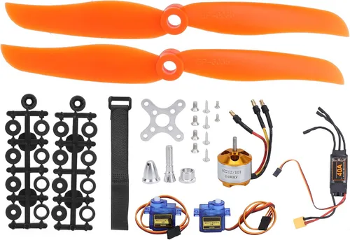 Vista 7 de Juego de motor de aeronave, 40A XT60T ESC 2212 KV1400 Servos y piezas para vehículos controlados por aplicación y control remoto de aviones RC Drone