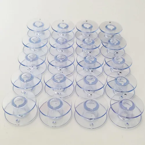 Vista 3 de 20 bobinas de plástico para vikingo esmeralda 116 118 122 183 máquinas de coser (20 unidades)