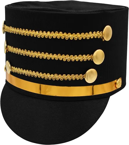 Vista 2 de Sombrero de disfraz de cascanueces mayor con anillo de maestría de juguete para niño