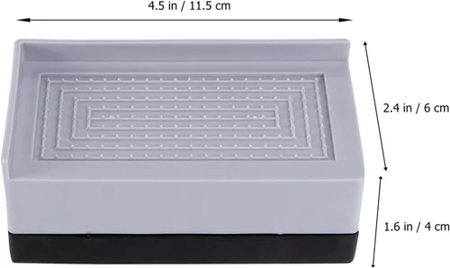 Vista 3 de Uonlytech Almohadillas de elevación de muebles, botines para muebles, patas de silla, parte inferior de silla, protector de piso, protectores